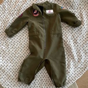 6-12 mo top gun maverick costume
